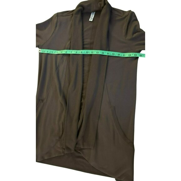 Athleta Pranayama Wrap Cardigan Modal/Spandex Blend Long Sleeve Size MT - Picture 6 of 7